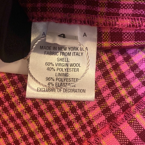 AREA Nameplate High Waisted Short Wool and Polyster - Picture 8 of 8